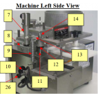 Patty-O-Matic Protege Machine Left Side View